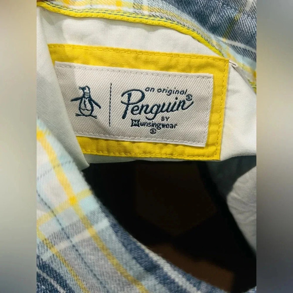 Original Penguin Men's Standard Plaid Long Sleeve Button-Down Shirt , XL - Picture 6 of 14